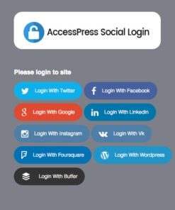 Accesspress Social Login