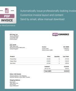 CodeCanyon WooCommerce PDF Invoice