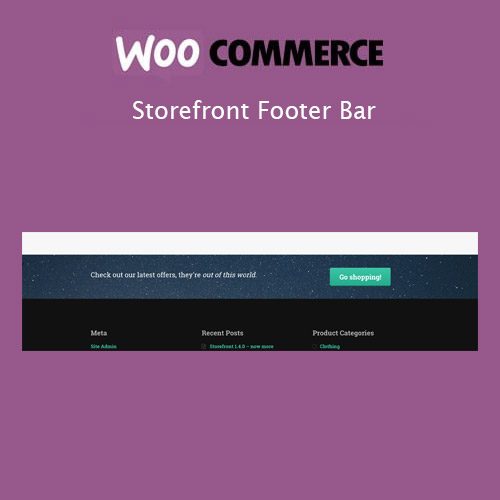 Storefront Footer Bar