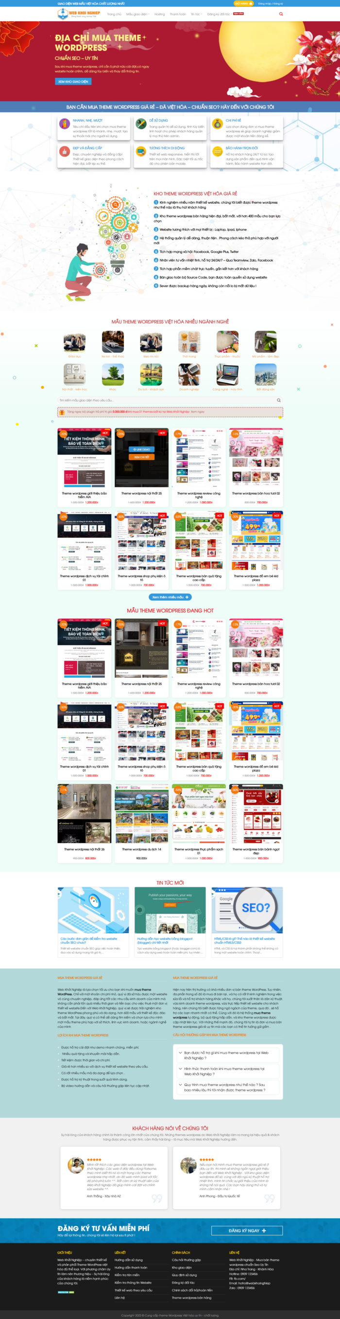 Source Code Mẫu Website shop bán theme giống webkhoinghiep chuẩn đẹp