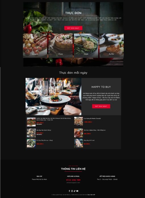 Source Code Mẫu Website bán đồ ăn nhà hàng 03 chuẩn đẹp