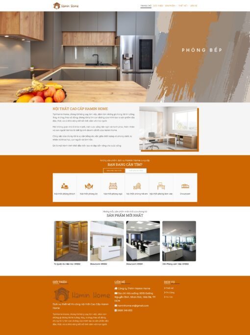 Source Code Mẫu Website bán đồ nội thất nhà đẹp 02 chuẩn đẹp
