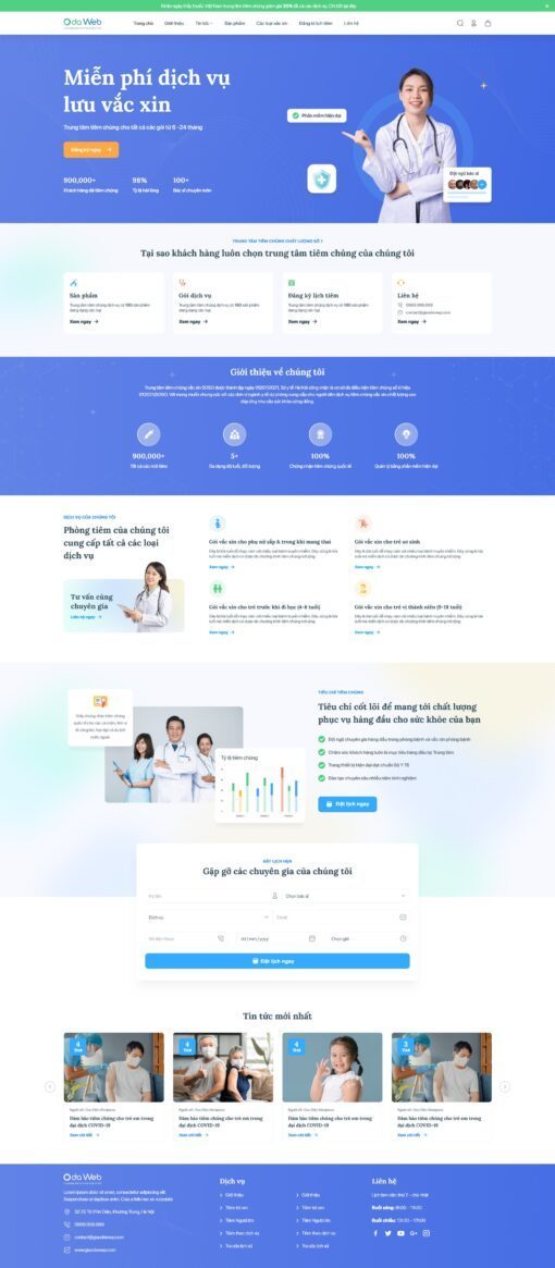 Source Code Mẫu Website thông tin y tế 06 chuẩn đẹp