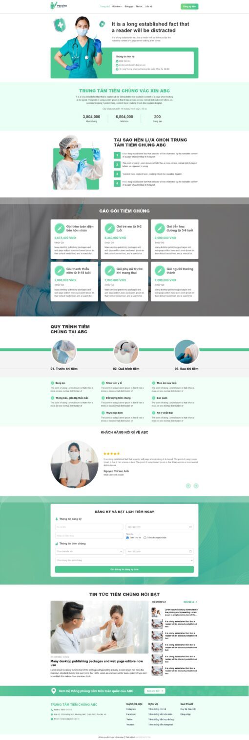 Source Code Mẫu Website trung tâm tiêm chủng 04 chuẩn đẹp