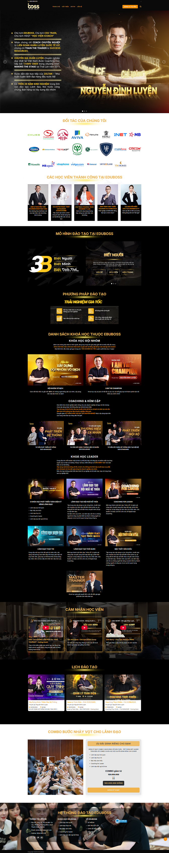 Source Code Mẫu Website giới thiệu khóa học đào tạo chuẩn đẹp