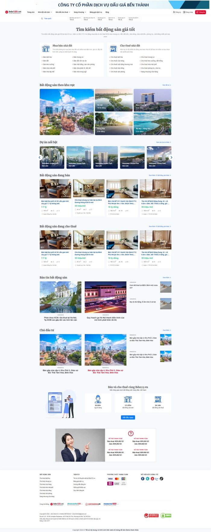 Source Code Mẫu Website bất động sản có tính năng thành viên nạp tiền Bds123 fix đăng tin ,nạp tiền, up tin Vip