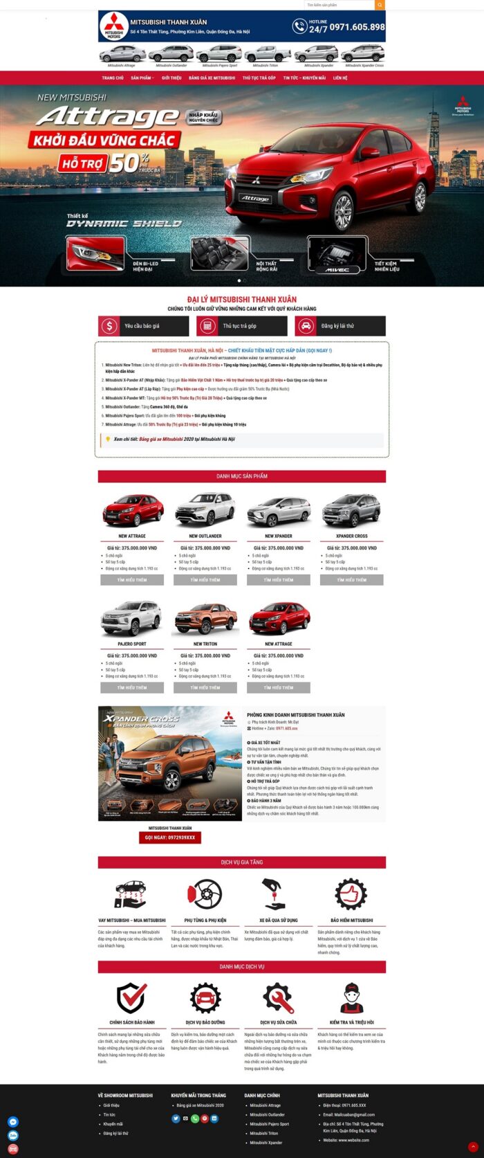 Website Bán Xe Oto 03 - Mua Bán Xe Hơi - Full Source Code